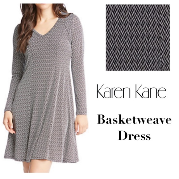 Karen Kane Dresses & Skirts - Karen Kane Black and White Fit & Flare Dress